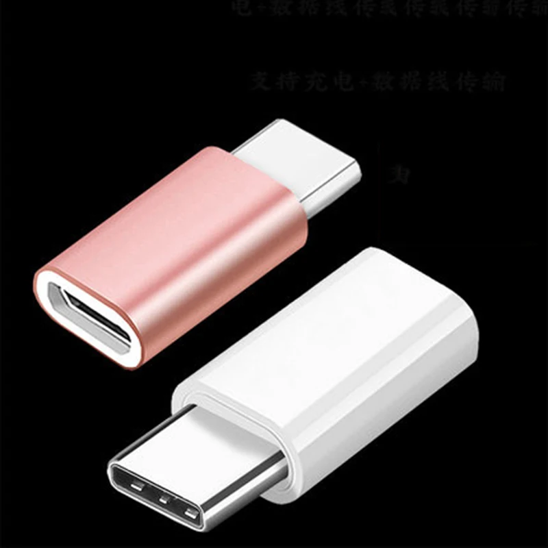 Портативный мини кабель CatXaa Type c папа Micro USB мама C OTG адаптер для зарядного