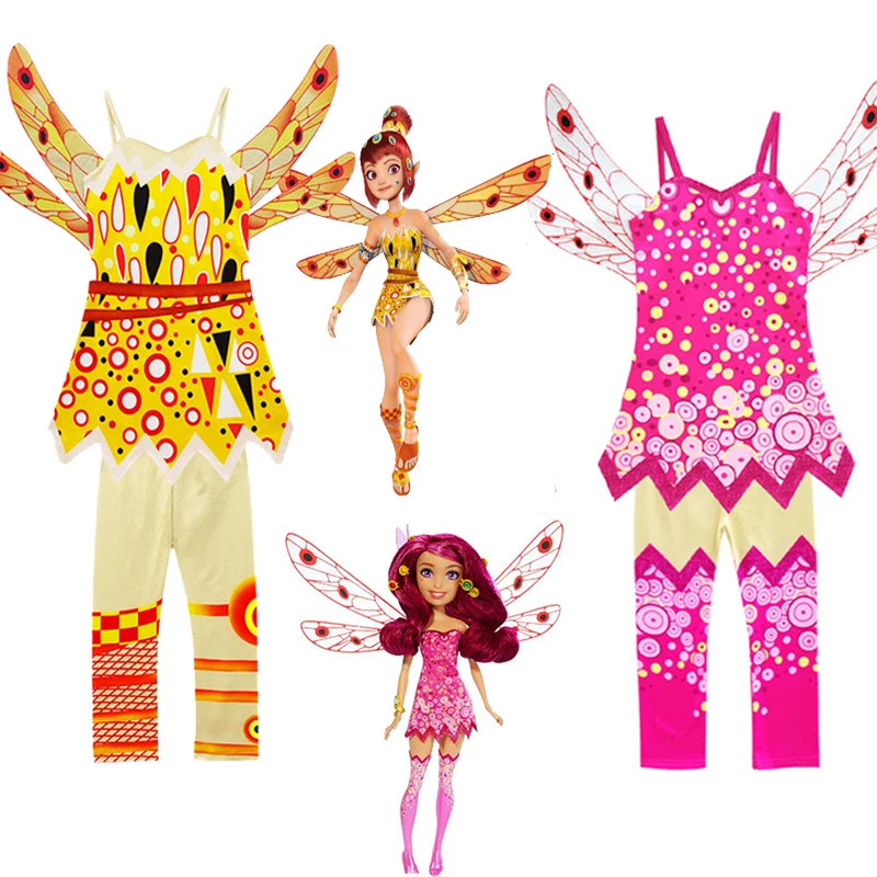 Kids Mia costume Children Clothing Sets MIA Cosplay Costumes Girls AND ME birthday party Carnival Clothes | Тематическая одежда и