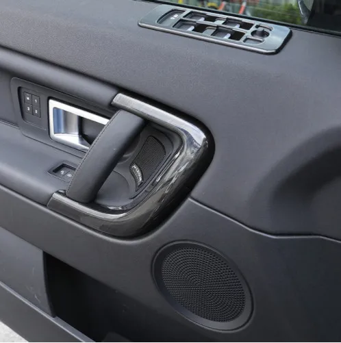 Темные деревянные дверные ручки для автомобиля украшения Land Rover Discovery Sport S