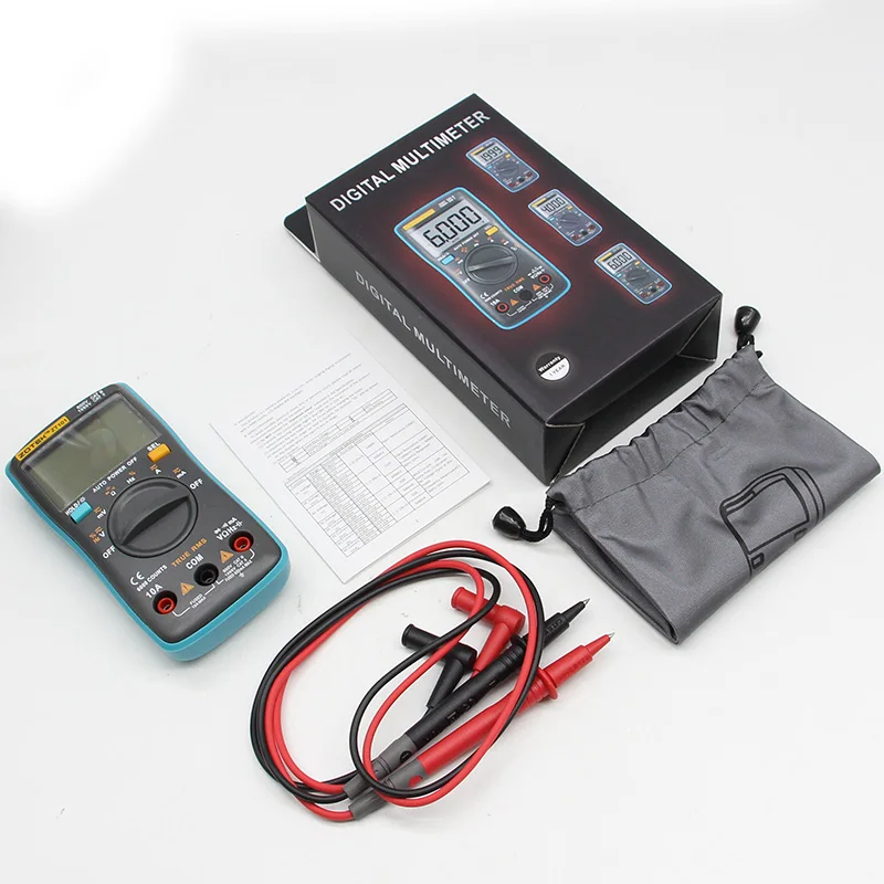 RM101 ZOYI ZT101 цифровой мультиметр с подсветкой AC/DC Амперметр 6000 отсчетов AC/DC Амперметр Вольтметр Ом портативный измеритель напряжения