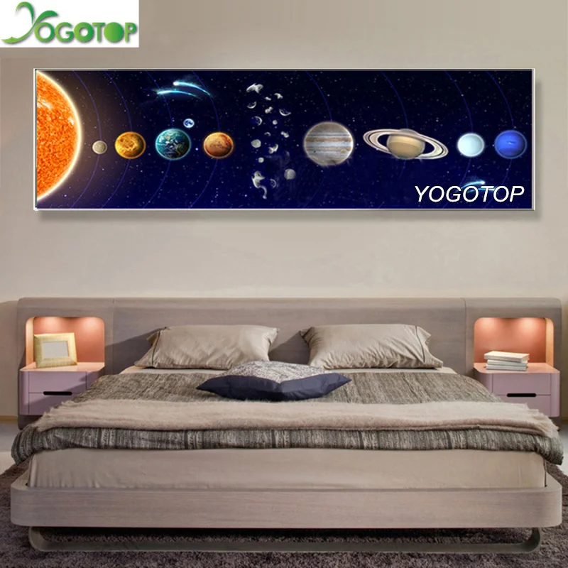 

Large 5D Diy Diamond Embroidery Full Diamond Painting Earth Universe Planet Landscape Square/Round Drill Mosaic Wall Art YY1087