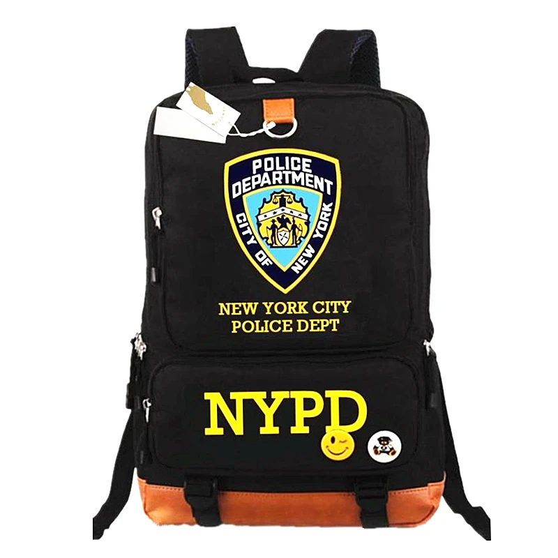 Стильный дорожный рюкзак большой емкости Nypd школьные сумки Мужская Дорожная