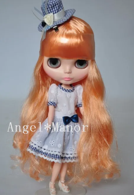 Обнаженная блит куклы С золотыми волосами Мода кукла подходит для diy-коричневых