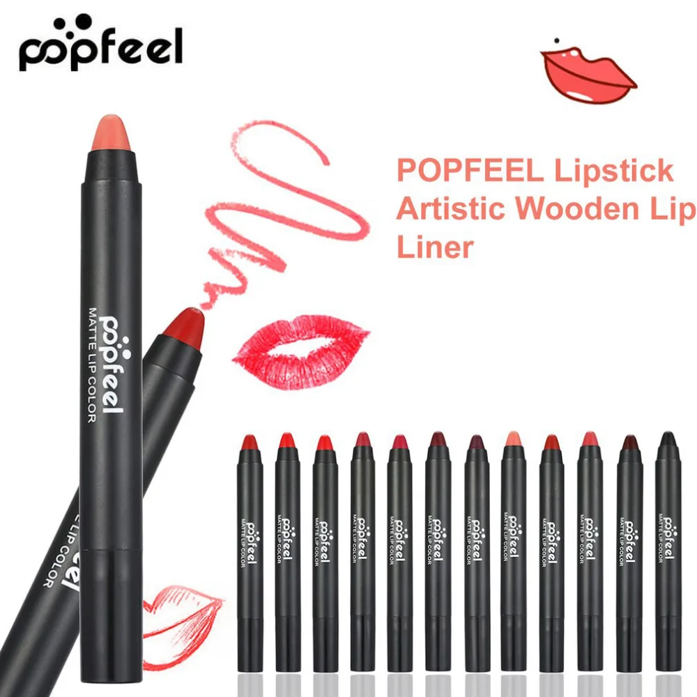 POPFEEL карандаш для губ водостойкий стойкий губной помады Очаровательная