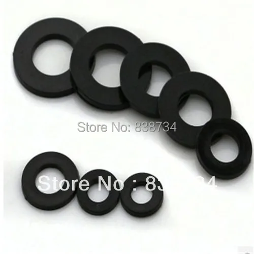 

1000pcs m8*16*1.5 low price black nylon plain washer / flat washer / flat gasket