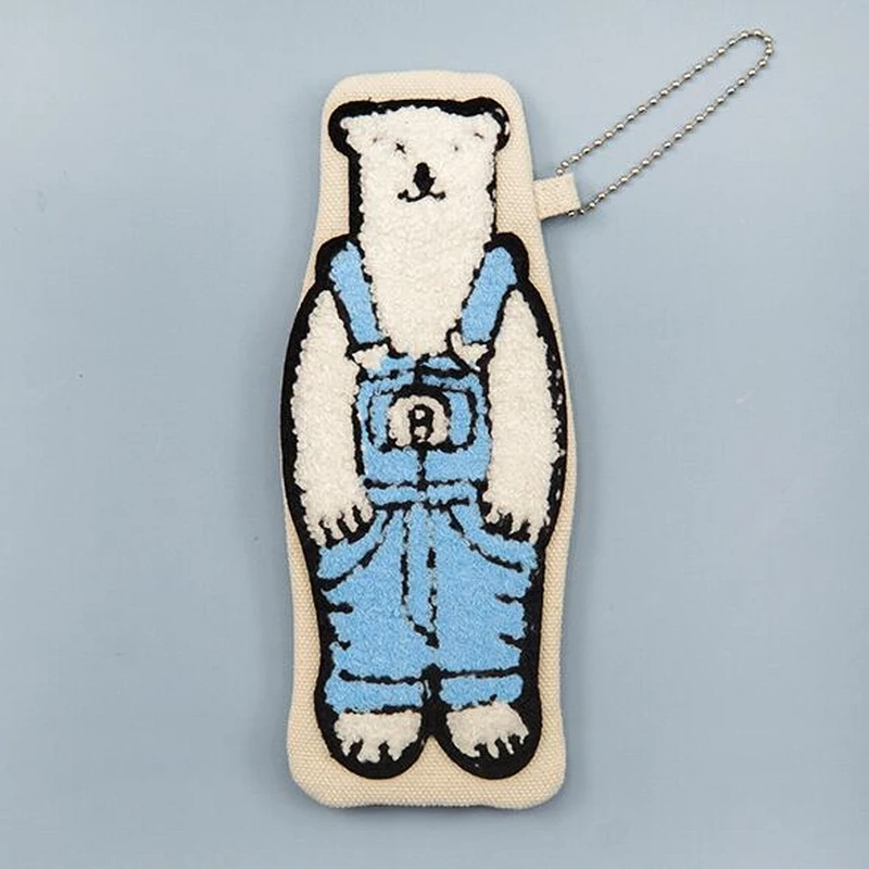 Dull bear multi function zero lovely white fabric Cosmetic Cases | Багаж и сумки