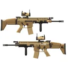 Классический шрам-пистолет Fn в масштабе 1:1, 3D бумажная модель, наборы для косплея, детский и взрослый пистолет, оружие, бумажная игрушка ручной работы