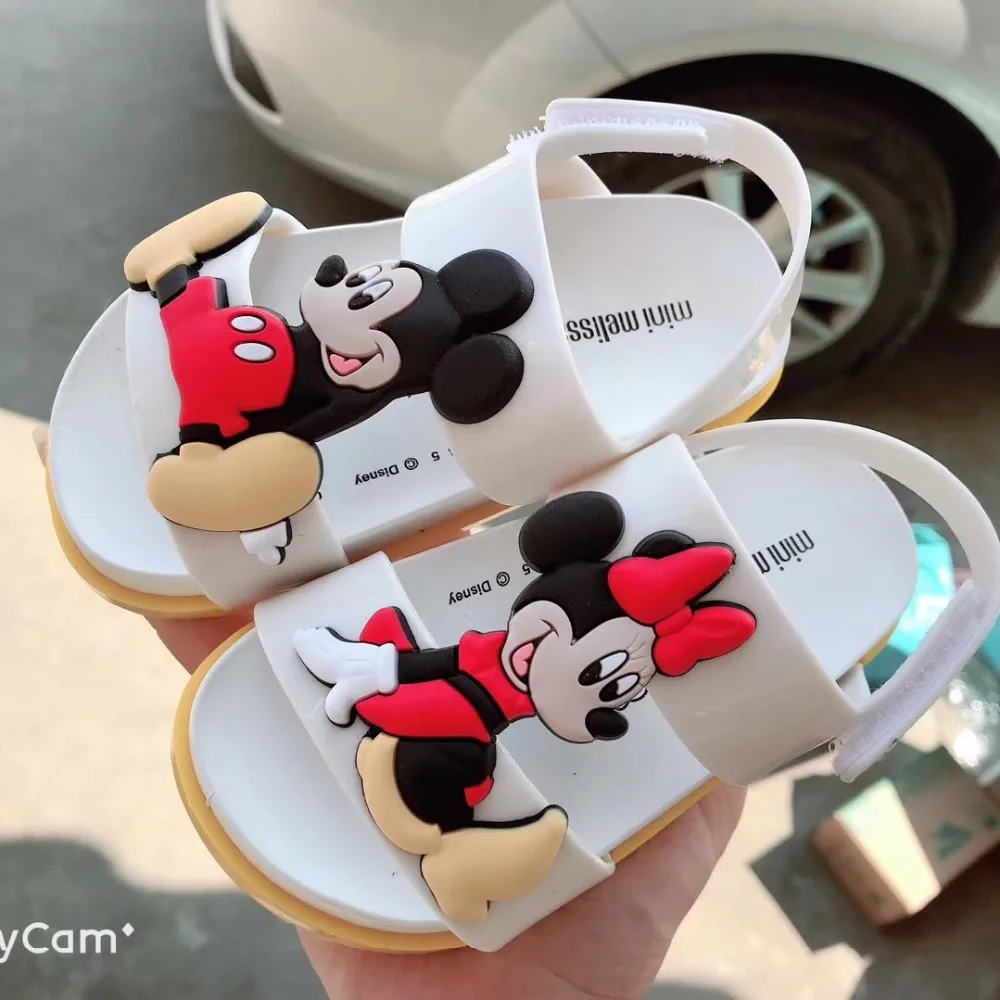 Mini Melissa Ultragirl/ г. новые оригинальные сандалии для девочек бразильские прозрачные сандалии Нескользящие Детские пляжные сандалии для малышей, 13,5-18,5 см