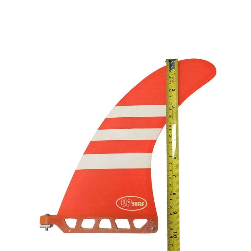 Длинный плавник для серфинга 9 дюймов Barbatana Surf из стекловолокна в серфинге один