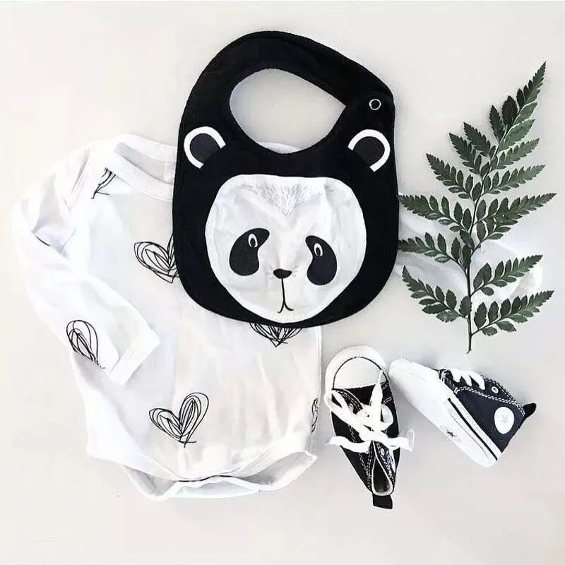 2018 новые детские хлопковые нагрудники мультфильм Животные панда кролика шарф