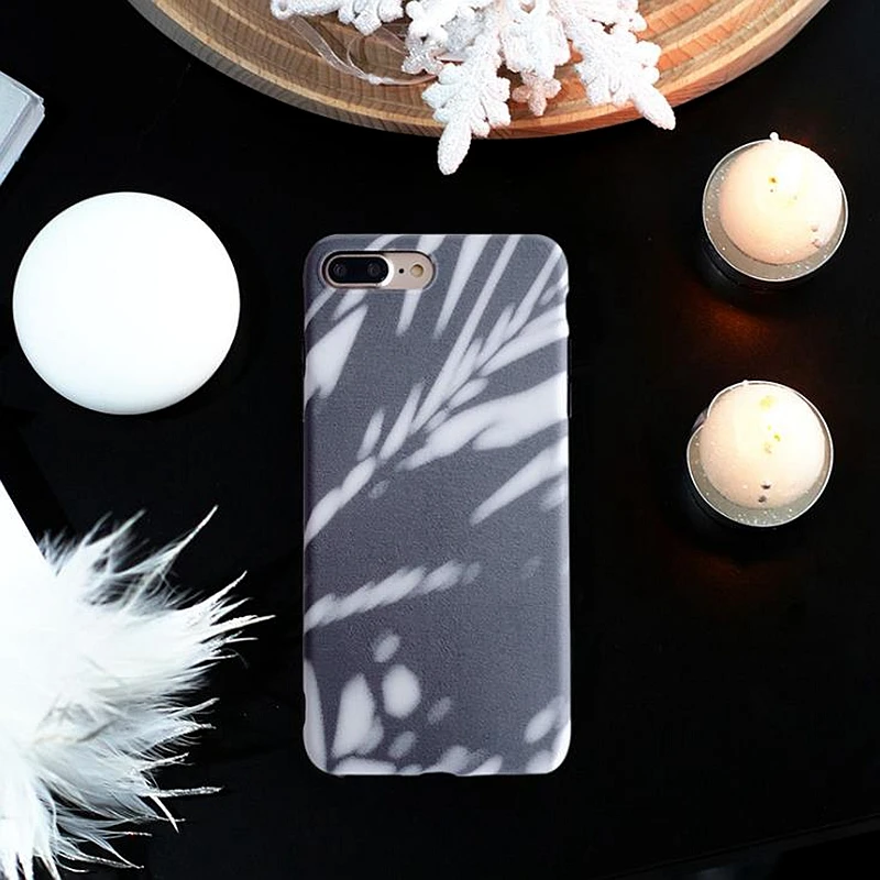 Leaf Phone Case for iPhone 6 6s 7 8 Plus X Tree Shadow 5 5s SE |