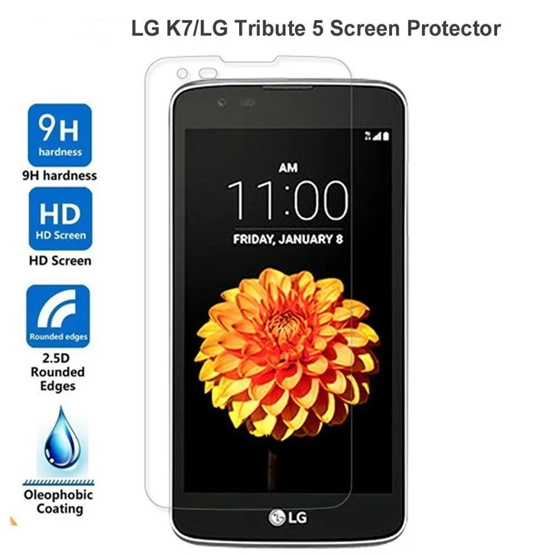 Vbnm для LG K7 0.26 мм 9 H Премиум закаленное Стекло Экран протектор Закаленное Защитная
