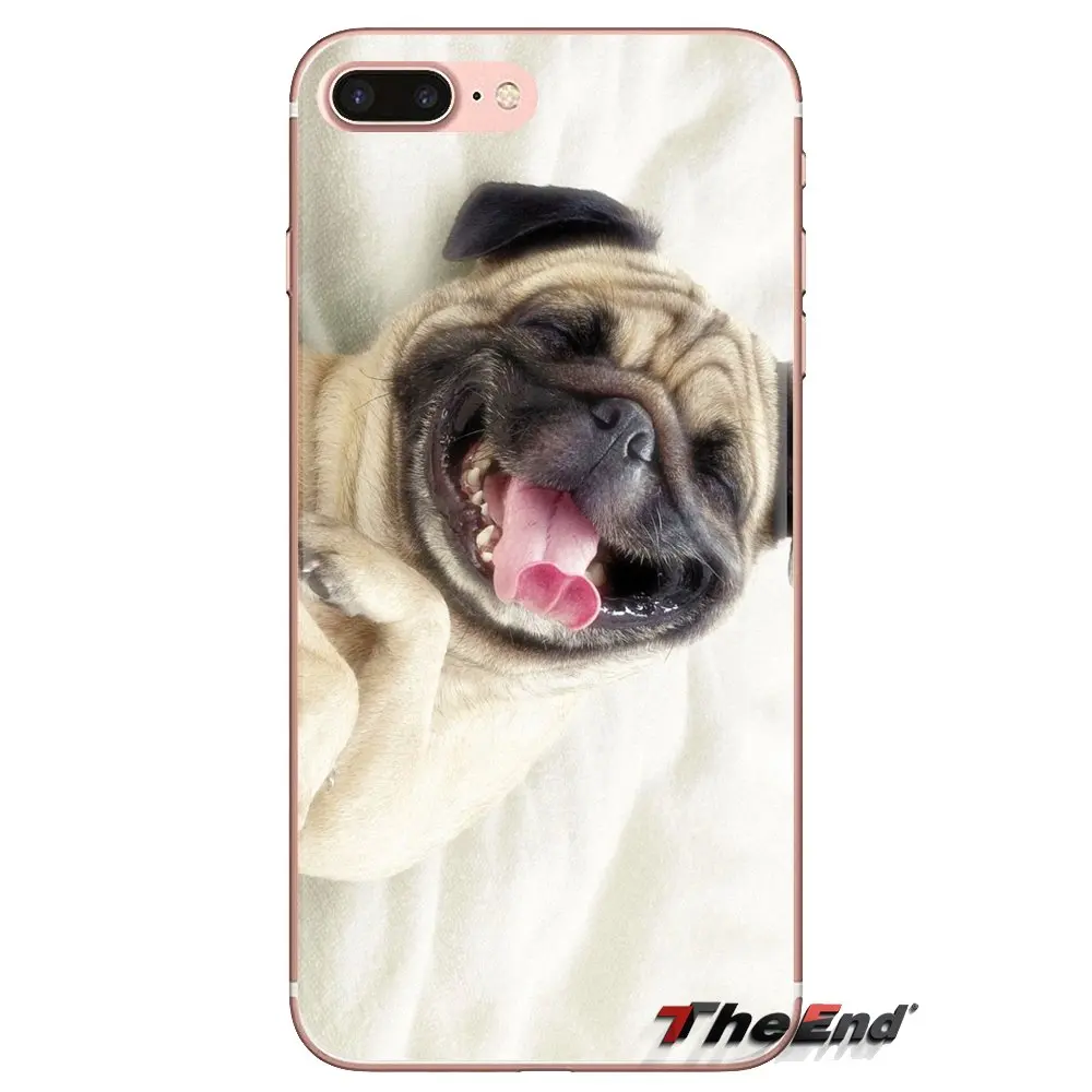 Для iPod Touch Apple iPhone 4 4s 5 5S SE 5C 6 S 7 8 X XR XS Plus MAX щенок-Мопс жизнь Собака Животное