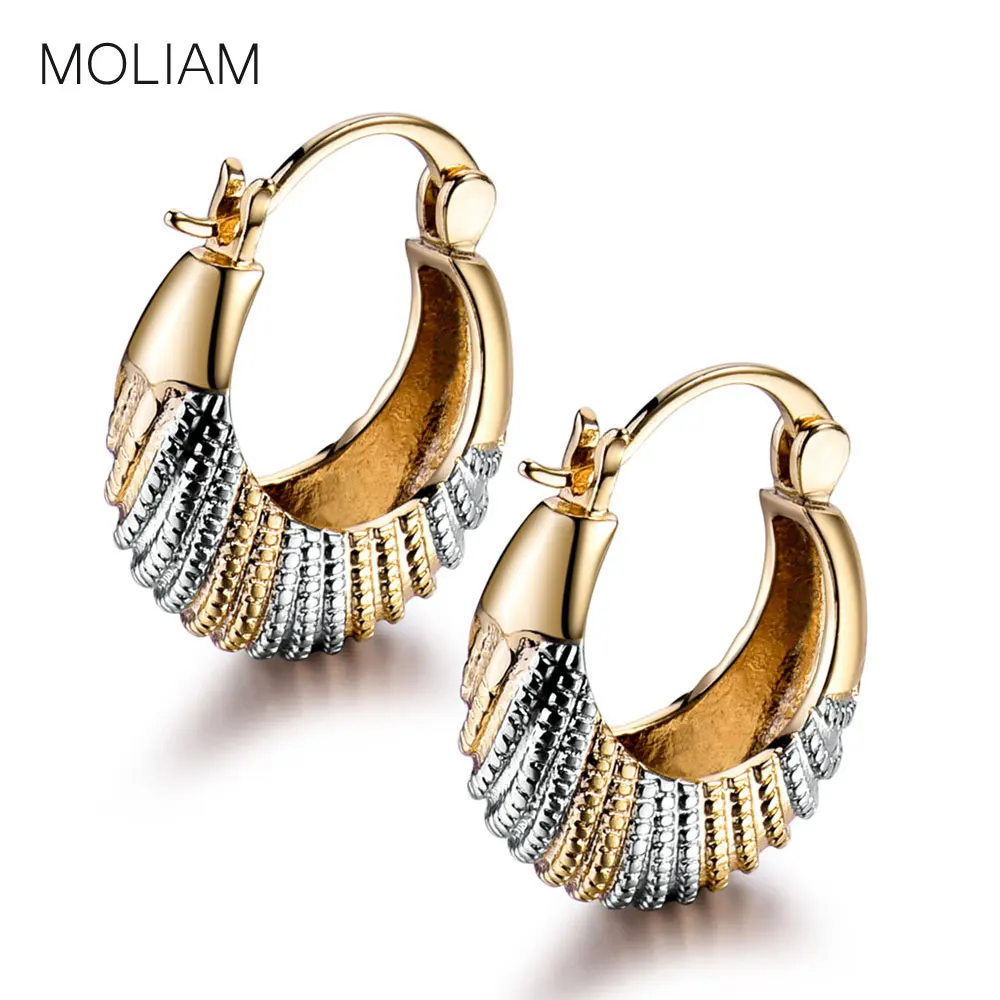 Женские серьги кольца MOLIAM Awesome очаровательные шикарные с застежкой ювелирные