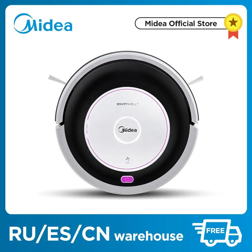 Midea MR02 \ 01 робот пылесос с 1000 Па всасыванием пылесосом и уборкой 2в1 пультом 4 режима