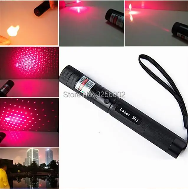 

Hot! Powerful Lazer Beam Military 532nm 50000m 50w RED Laser Pointer Flashlight Light Burning Match Burn cigarettes Hunting