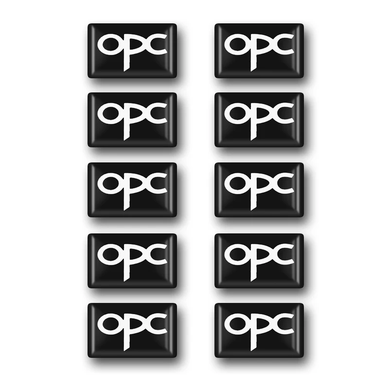 10 шт. OPC декоративное покрытие эмблема значок Стикеры аксессуары наклейки для Opel