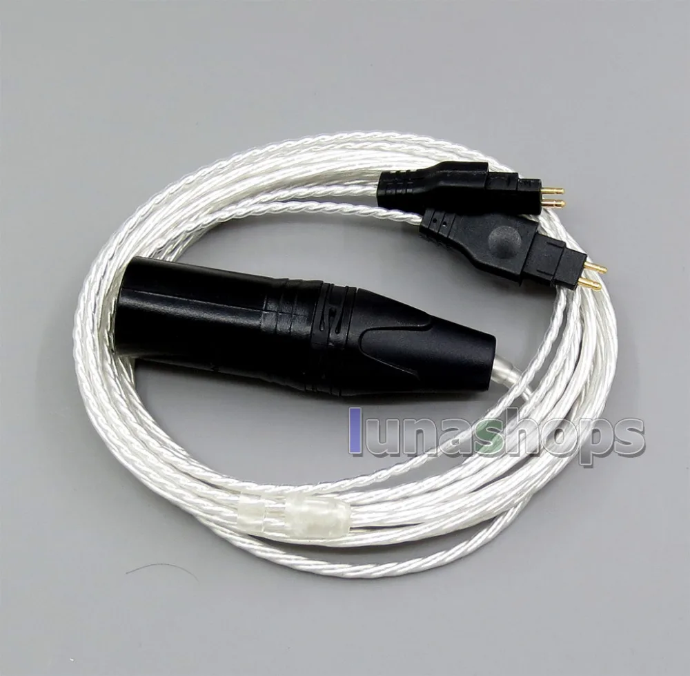 4pin XLR штекер PCOCC + посеребренный кабель для Sennheiser HD580 HD600 HD650 HDxxx HD660S HD58x HD6xx LN004741|cable for
