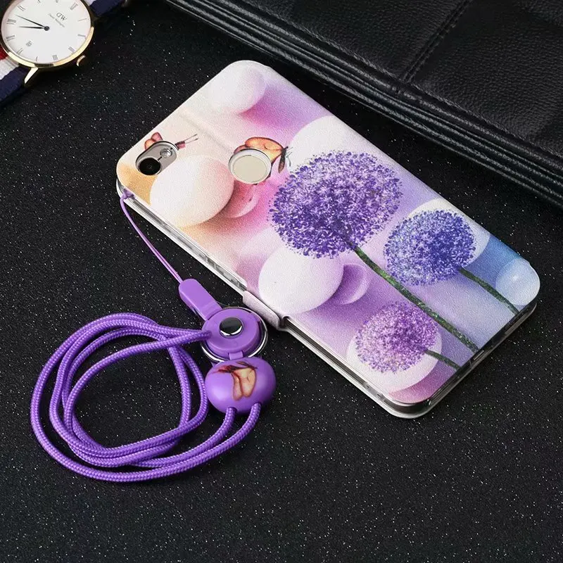 Оригинальный чехол с ремешком кожаный для Xiaomi Redmi 4 Prime 4X5 Plus Note3 Note4 Note5 Note 4X Global Version