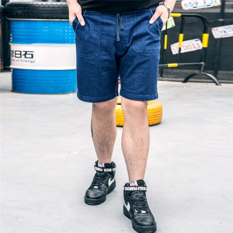 

Джинсы мужские стрейчевые, Брендовые брюки-стрейч из денима, Тонкие штаны свободного покроя, в японском стиле, большие размеры Φ 6XL, на лето