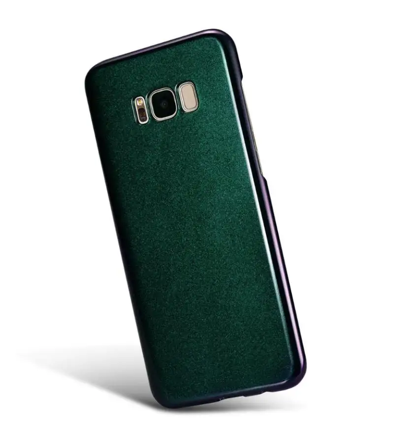 (Изумрудно зеленый) XOOMZ бренд для samsung Galaxy S8 чехол меняющий цвет ПК Жесткий Чехол