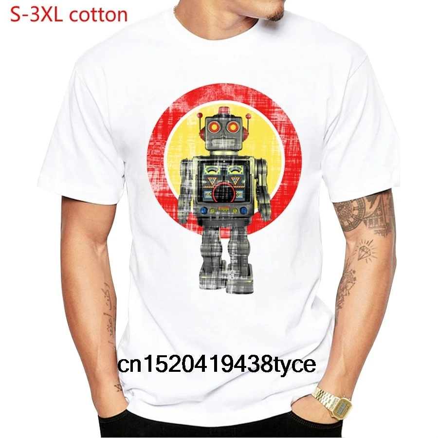 Новая модная мужская футболка в стиле ретро с дизайном бота блузка из хипстера