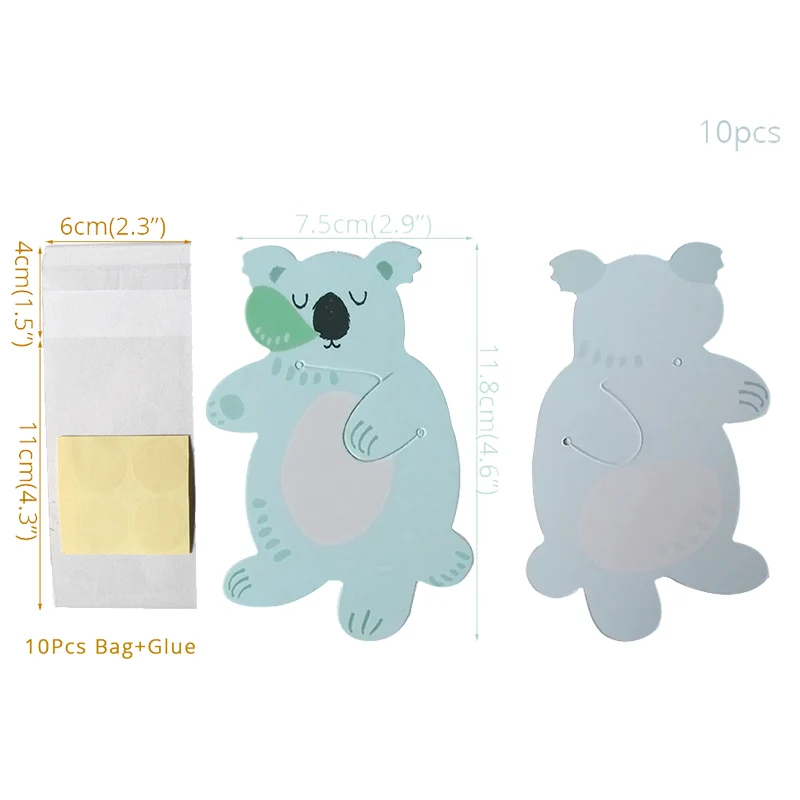 

Мешочки для сладостей в виде животных, кроликов, 10 шт.