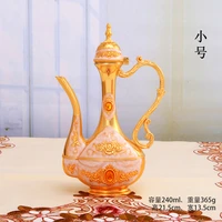 household creativity individuality european high end luxury small metal jug liquor distributor for wedding and festival sup