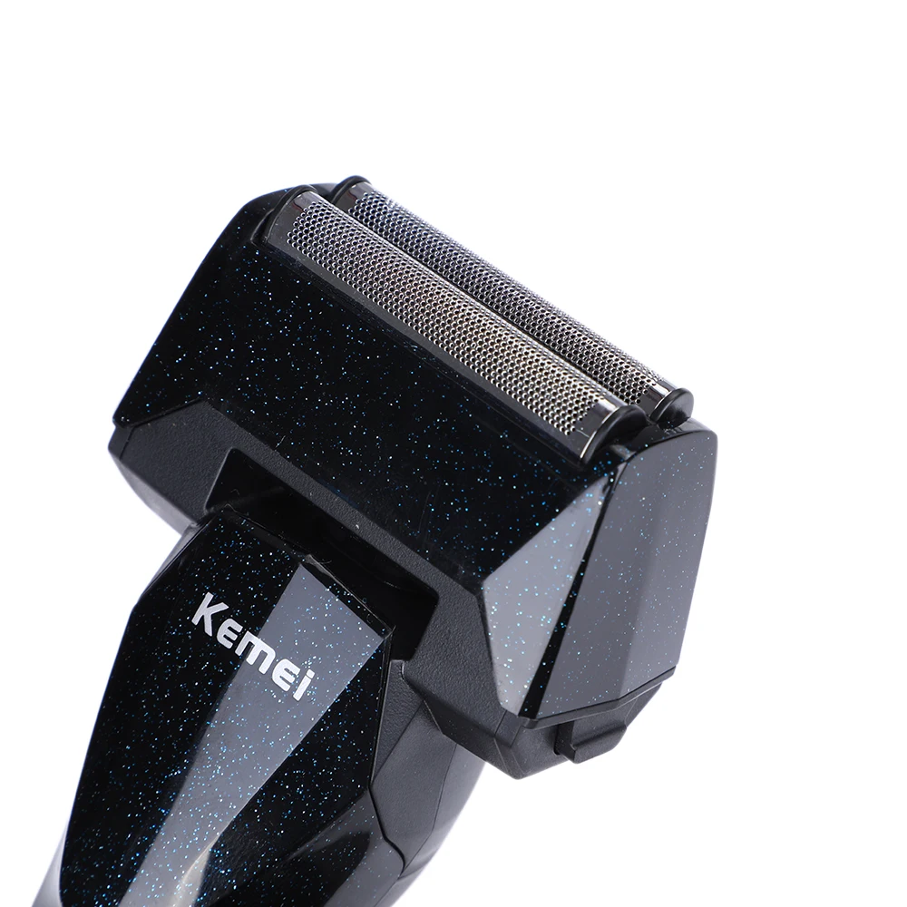 Kemei KM-5890 3 в 1 Мужская бритва для бороды электрическая Беспроводная Машинка для стрижки волос перезаряжаемая многофункциональная машинка для стрижки волос