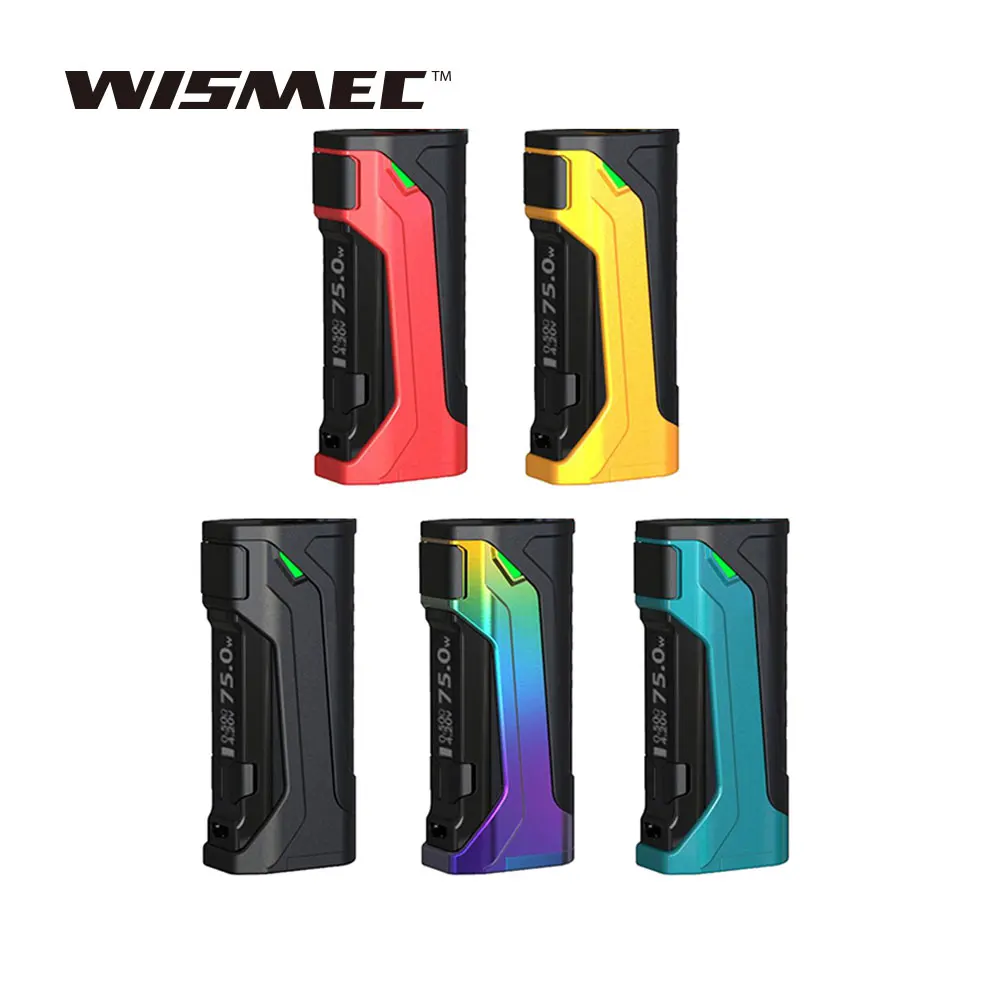 Оригинальный Wismec CB-80 коробка мод 80 Вт Выход трехкнопочный дизайн и 0 91 дюймовый
