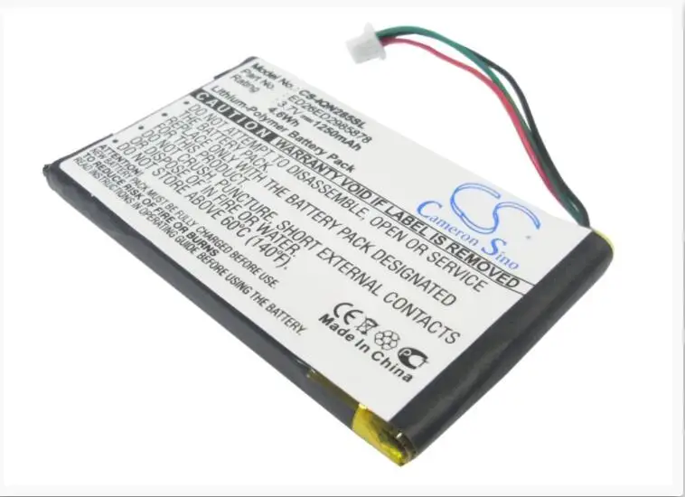 Cameron Sino 1250mAh аккумулятор для GPS Аккумулятор навигатора GARMIN Nuvi 285 285W 285WT ED26ED2985878 |
