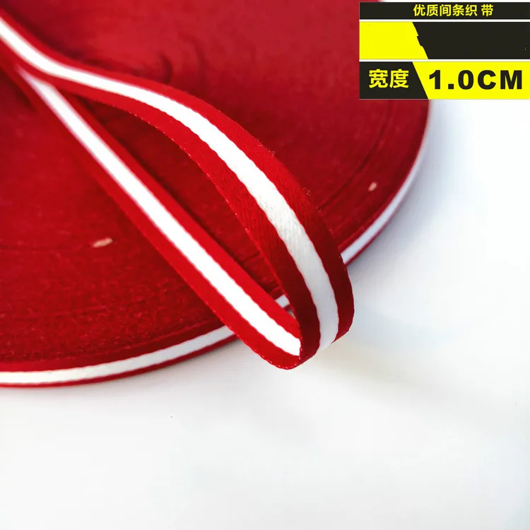 10 мм 3/" полихроматический полосатый геометрический ленточный пояс DIY ручной работы аксессуары для одежды сумки украшения принадлежности 1 метр