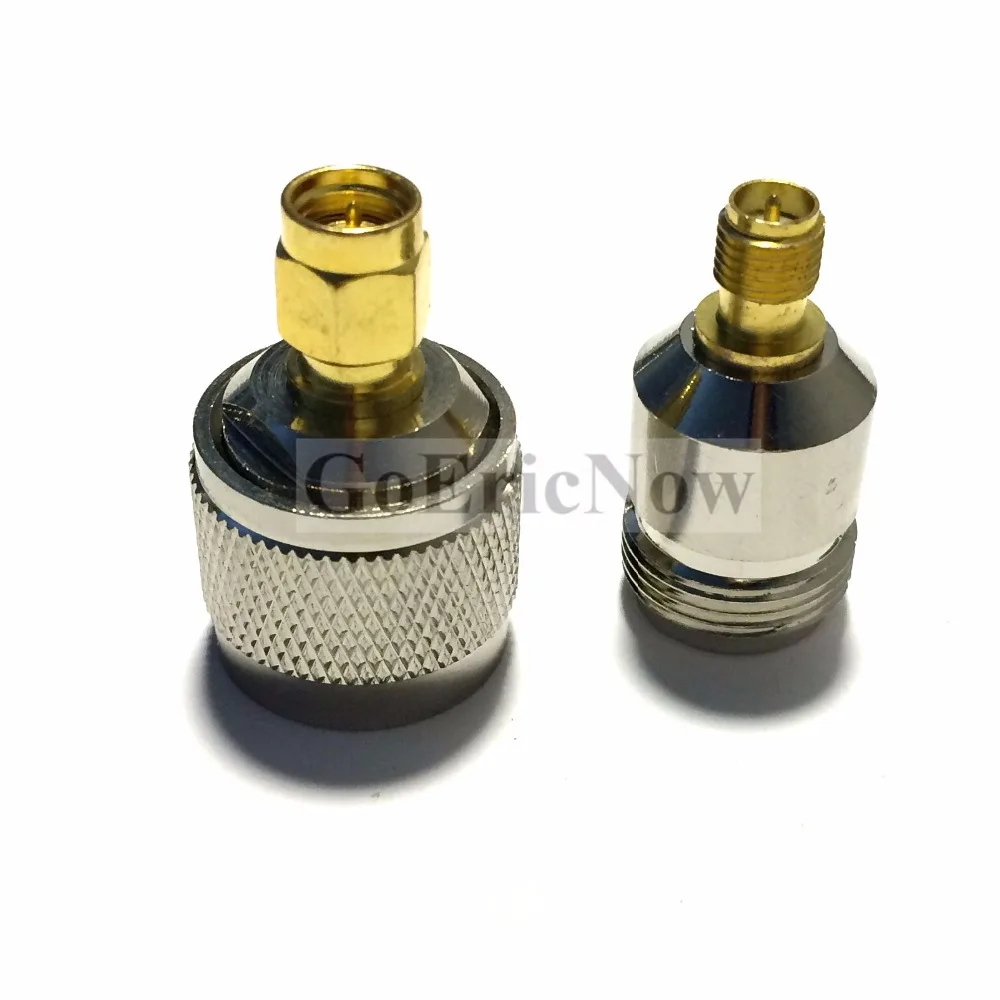 1 пара RF коаксиальный кабель 50ohm N женский + SMA/RP SMA мужской/женский прямой разъем