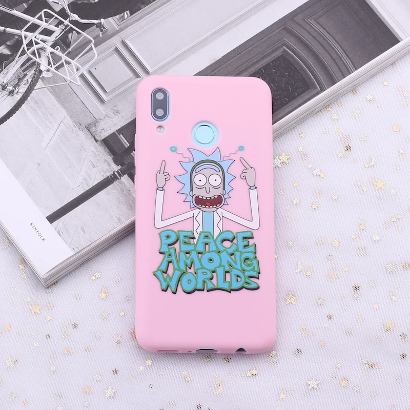4 Для huawei Honor mate 10 20 Nova P20 P30 P Smart Rick and marty Memes Fan мультяшный карамельный силиконовый чехол для телефона Capa Fundas Coque - Цвет: 4