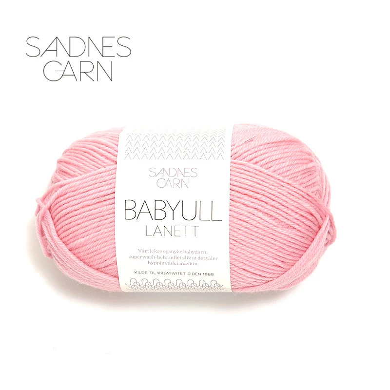 1*50 г мяч Sandnes Garn BABYULL LANETT пряжа мериносовая шерсть ручная вязка пряжа|Пряжа| |