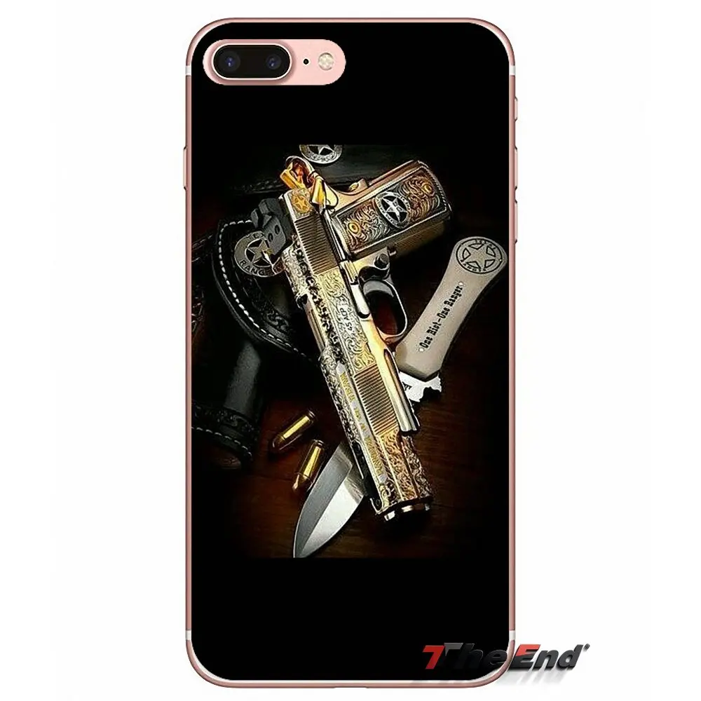 Дизайнерский чехол для Huawei P Smart Y6 P8 P9 P10 Plus Nova P20 Lite Pro Mini 2017 SLA L02 L22 2i Pistolas Glock оружие