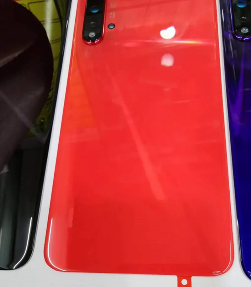 100% оригинал Для Huawei nova 5 Pro стеклянная задняя крышка корпус батарейный отсек с