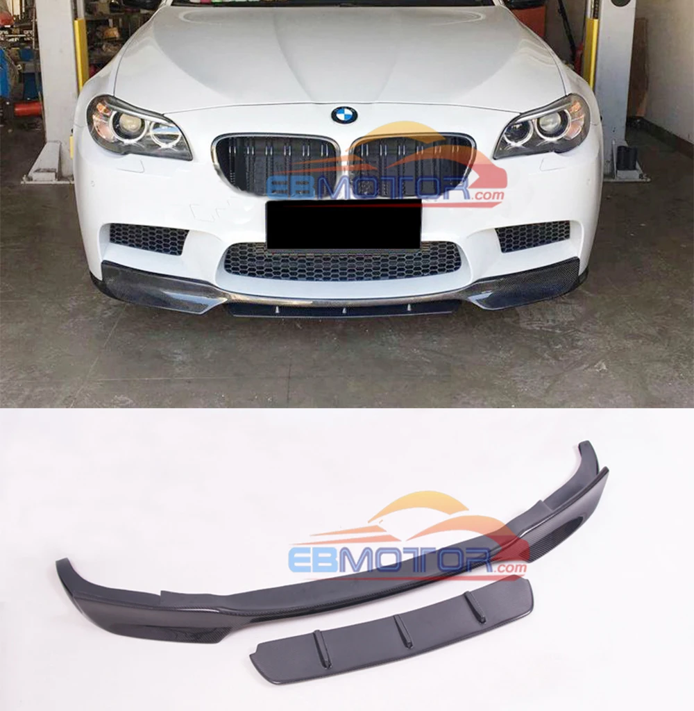 Настоящий карбоновый передний бампер спойлер для BMW F10 M5 B449|Панар-штанги| |