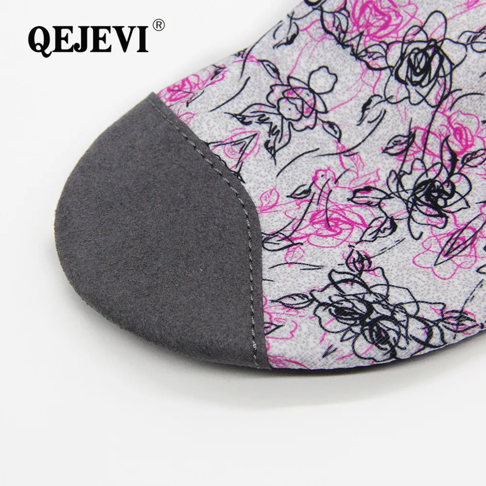 2018 QEJEVI/Летняя женская пляжная обувь Цветочные Носки Обувь для йоги с босиком