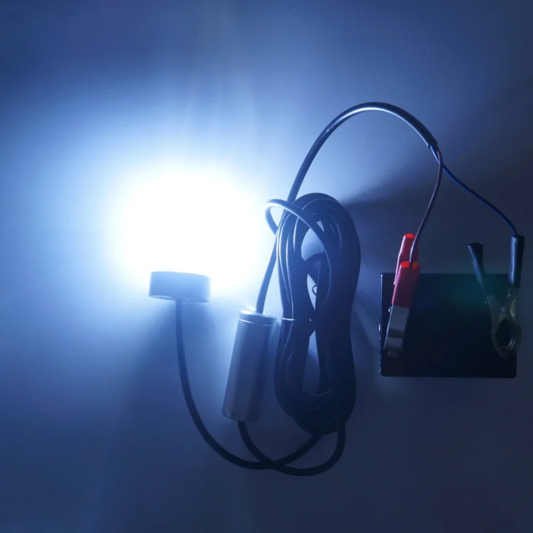 IP68 подводный светодиодный фсветильник для рыбалки освещение 30 Вт фонасветильник