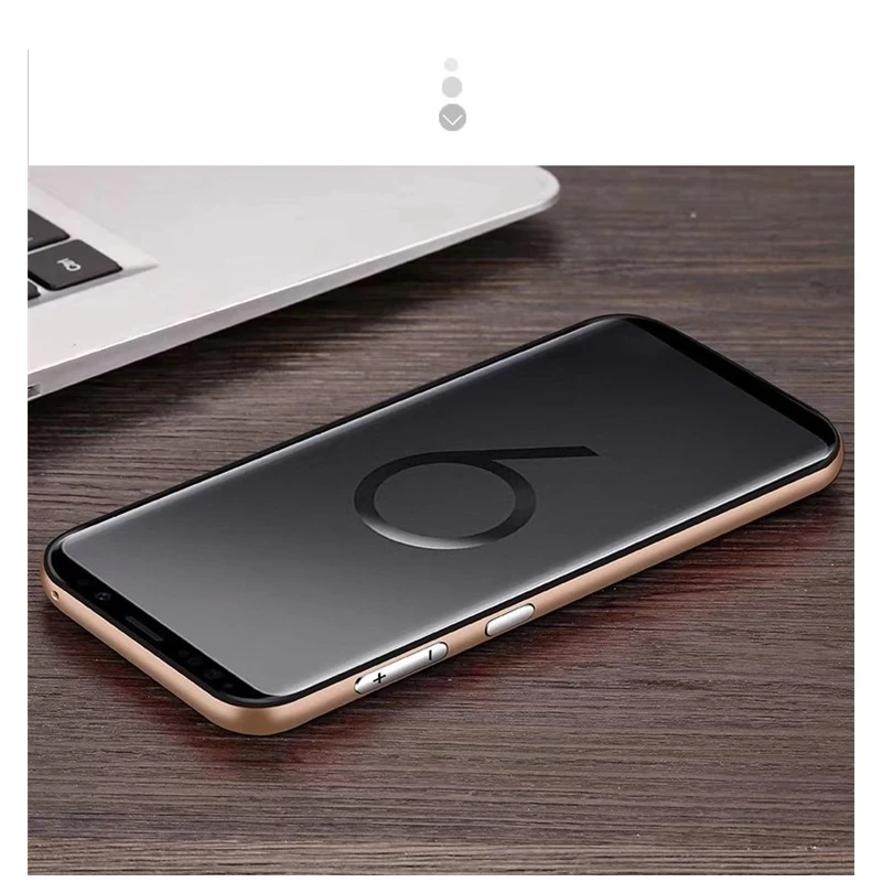 2 шт. Kickstand чехол для samsung Galaxy S9 Plus Ultra Slim случаи PC Жесткий покрытие телефон задняя
