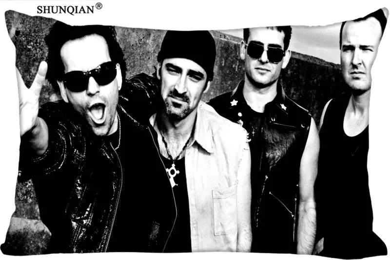 

LUQI подарок на день Святого Валентина хлопковая наволочка ирландская рок-группа U2 декоративная наволочка наволочки для комнатных подушек