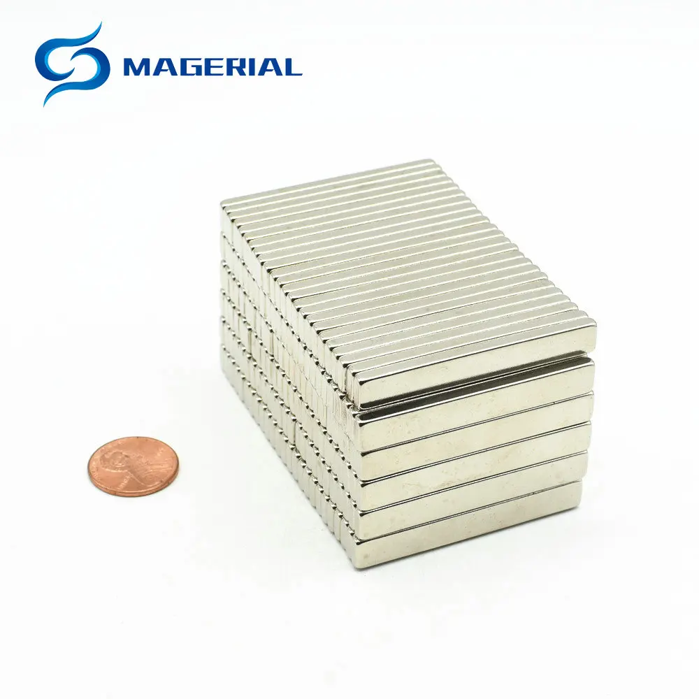 N40UH NdFeB Блок 50x7x3 мм высокая температура 180 C магнит Неодимовый генератор мотор