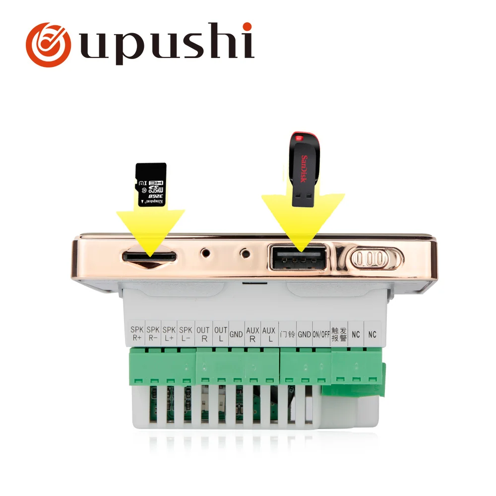 Oupushi A1 N домашний аудио видео Bluetooth цифровой стерео настенный усилитель кинотеатр