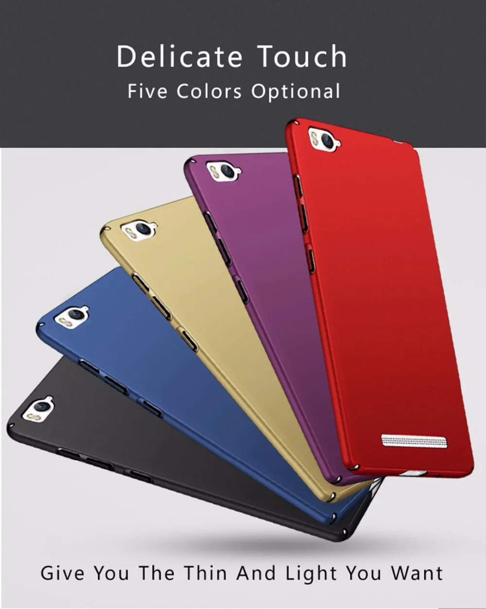 Для Xiaomi mi 4i 4c mi 4i mi 4c 5," чехол матовый полный Чехол Жесткий Матовый Бампер для Xiaomi mi 4i чехол для телефона Xiaomi mi 4C задняя крышка
