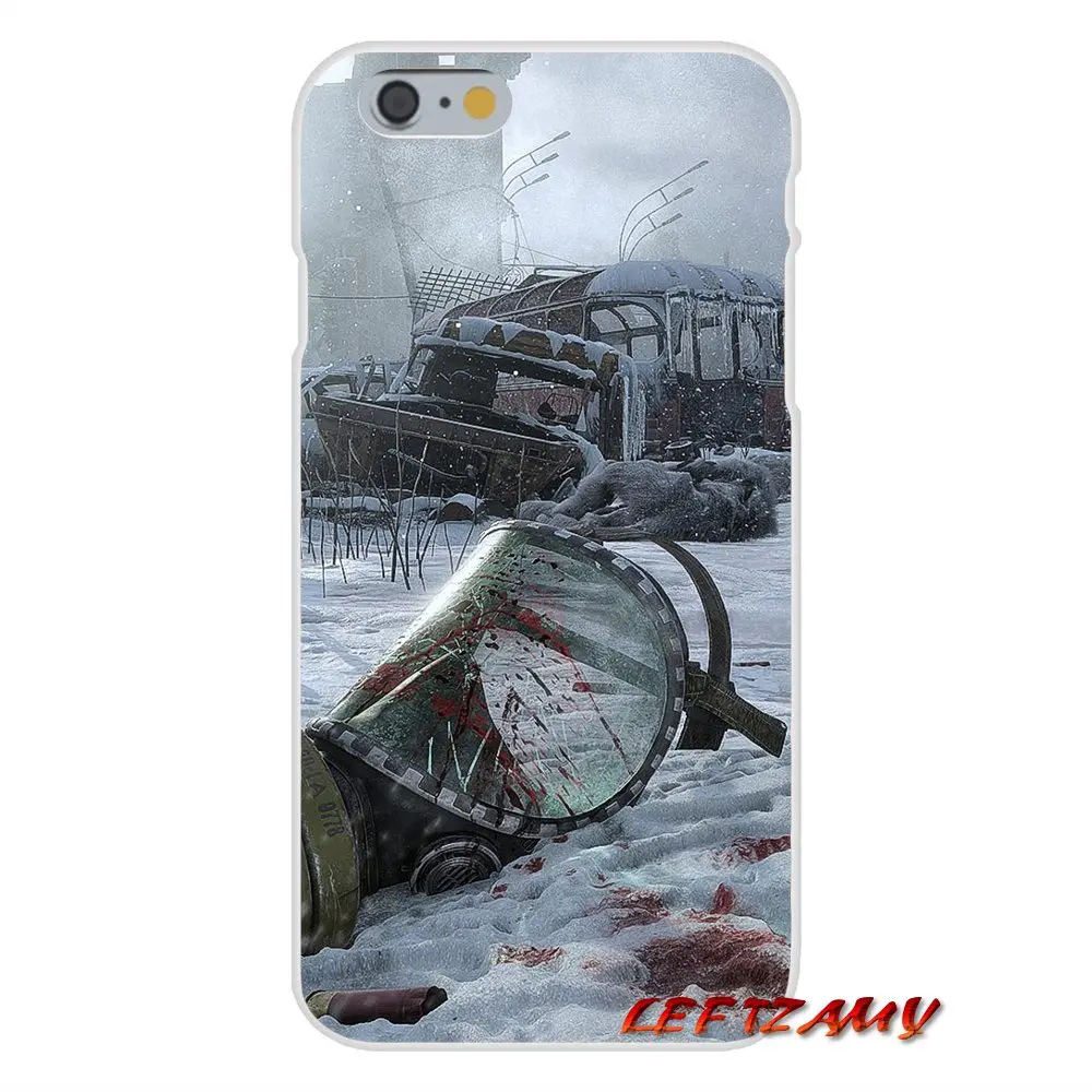 Аксессуары чехлы для телефонов Чехлы Горячая игра Metro 2033 iPhone X 4 4s 5 5S 5C SE 6 S 7 8