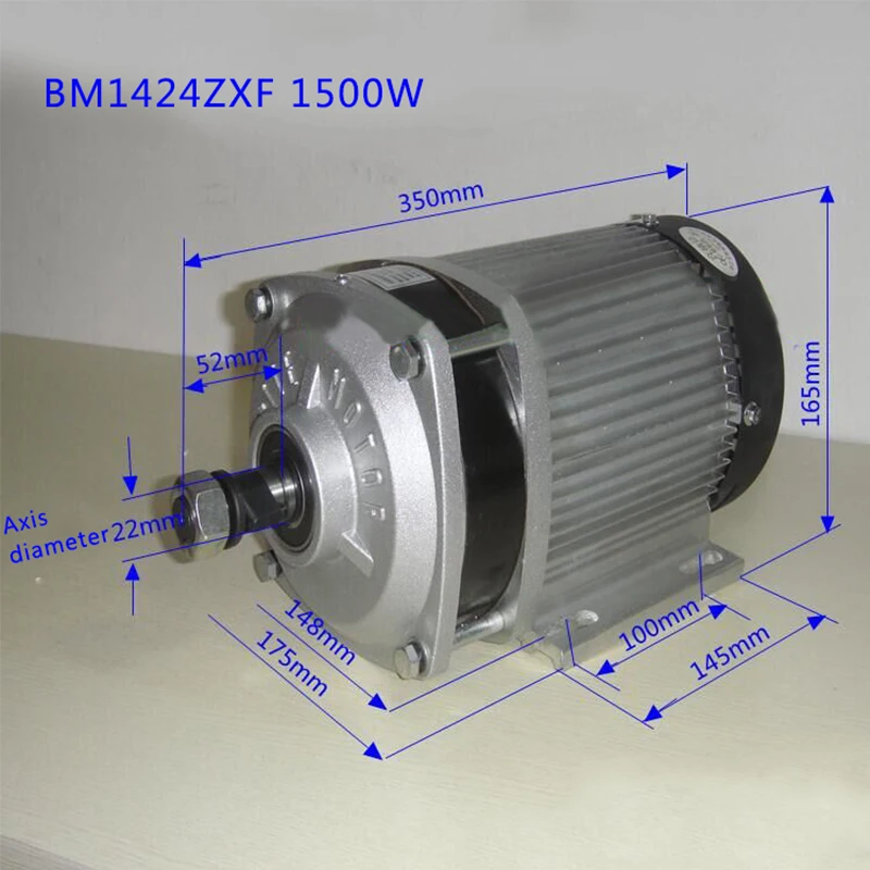 BM1424ZXF 48 В 60 в 72 1200 Вт 1500 2200 бесщеточный двигатель электрический велосипедный