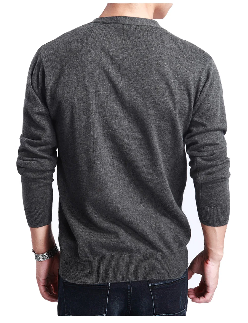 Новый 2016 Для мужчин кашемира Кардиганы для женщин свитер осень и зима v-образным