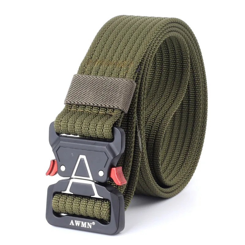 Tactical Belt Unisex Adjustable Heavy Duty Military Waist Belts with Metal Buckle Nylon Hunting Accessories F42 |
