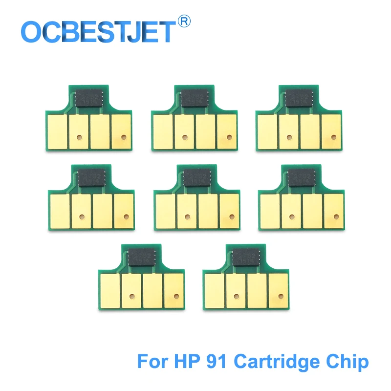 Для hp 91 чернильный картридж чип обновленный чип совместимый для hp Designjet Z6100 Z6100ps принтер(MBK PBK C M Y LM LC PBK LGY